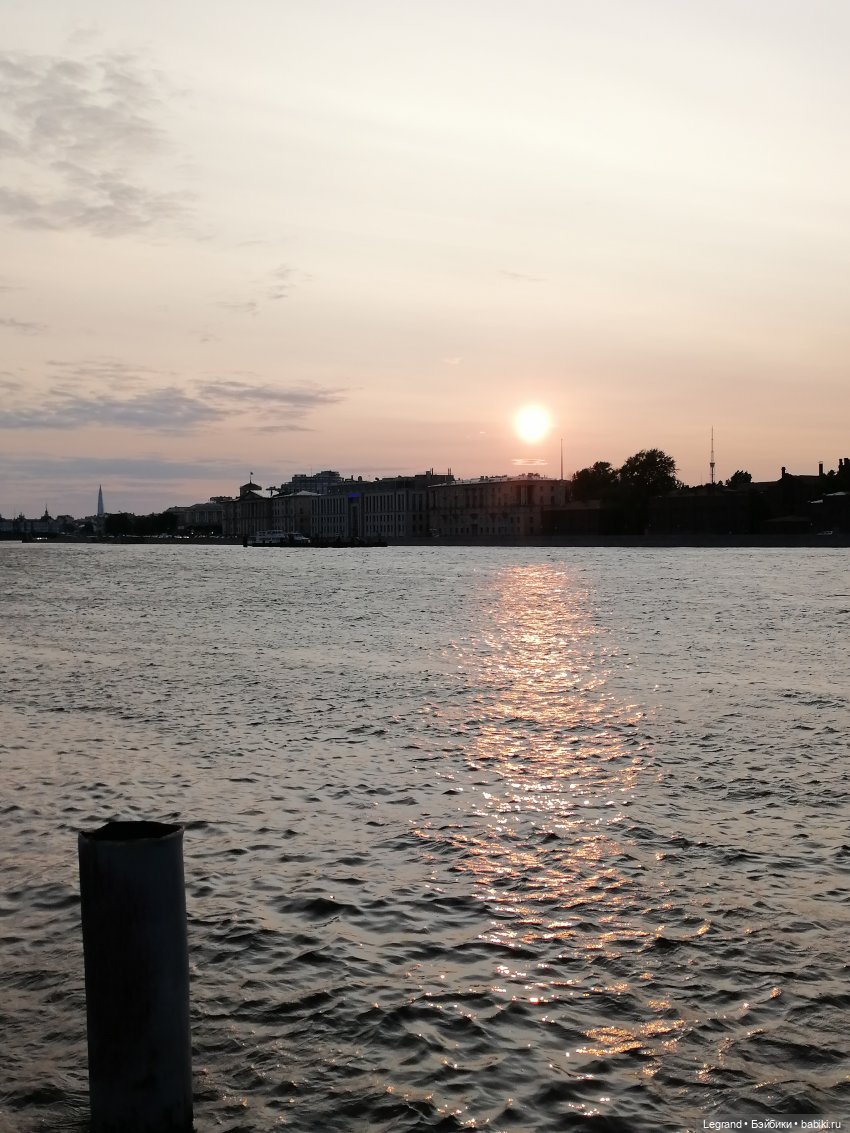 Санкт-Петербург: Нева - закат на Неве