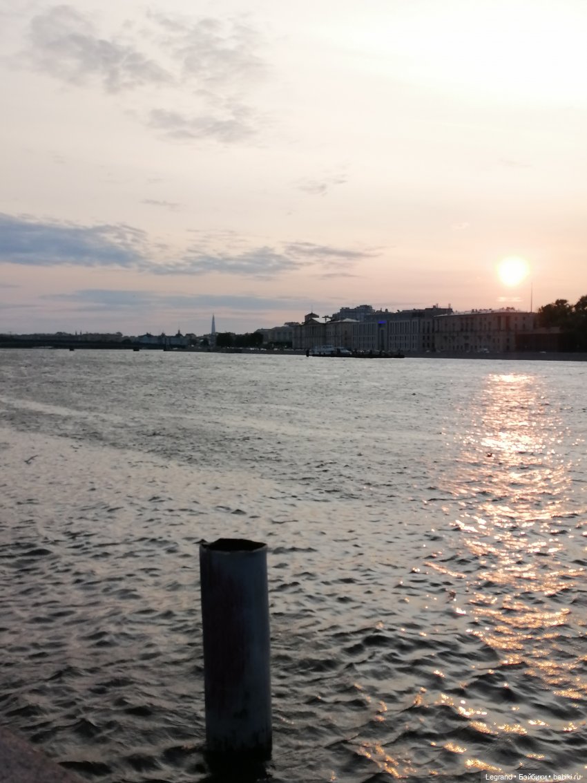 Санкт-Петербург: Нева - закат на Неве