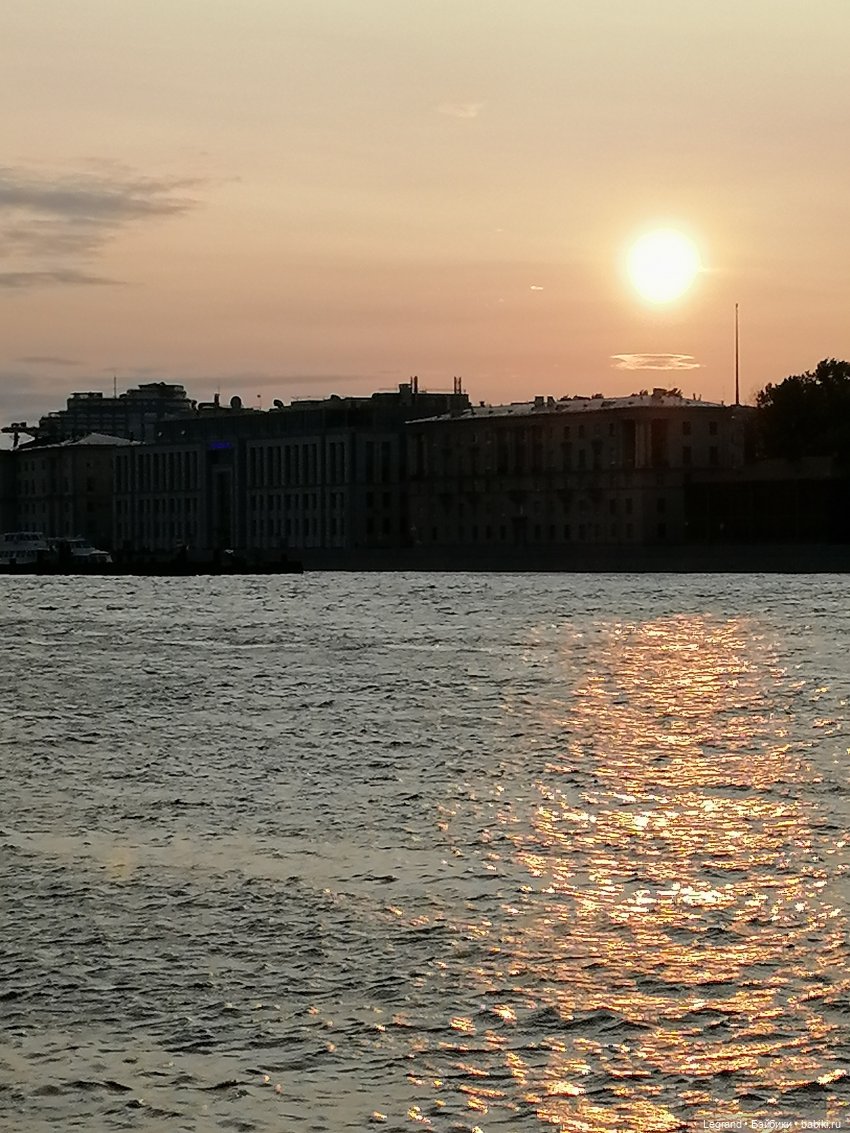 Санкт-Петербург: Нева - закат на Неве