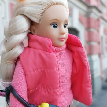 Санкт-Петербург: Кира на прогулке. Фонтанка, Аничков мост - часть вторая