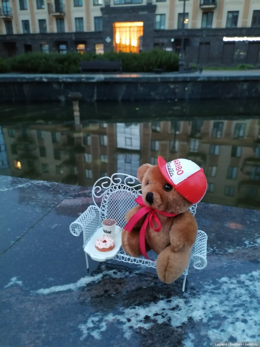 Из жизни моих мишек: Мишель и вечерний кофе в Парадном (фото 7)
