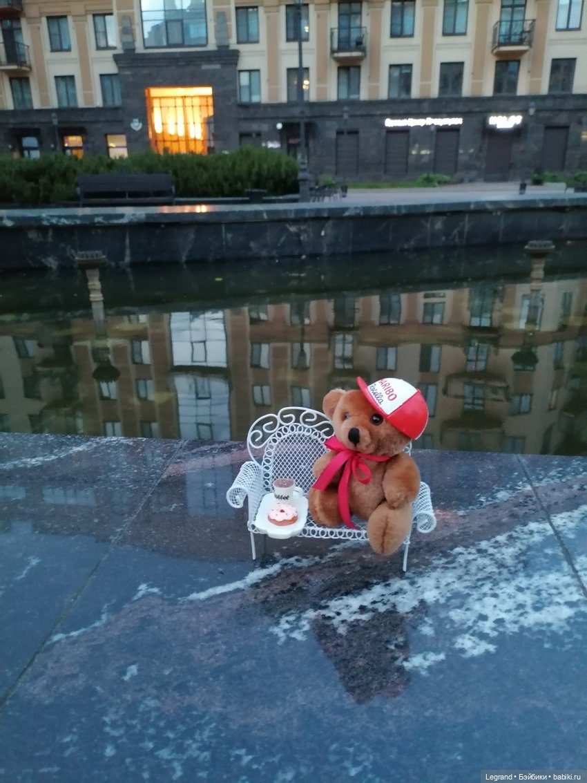 Из жизни моих мишек: Мишель и вечерний кофе в Парадном (фото 6)