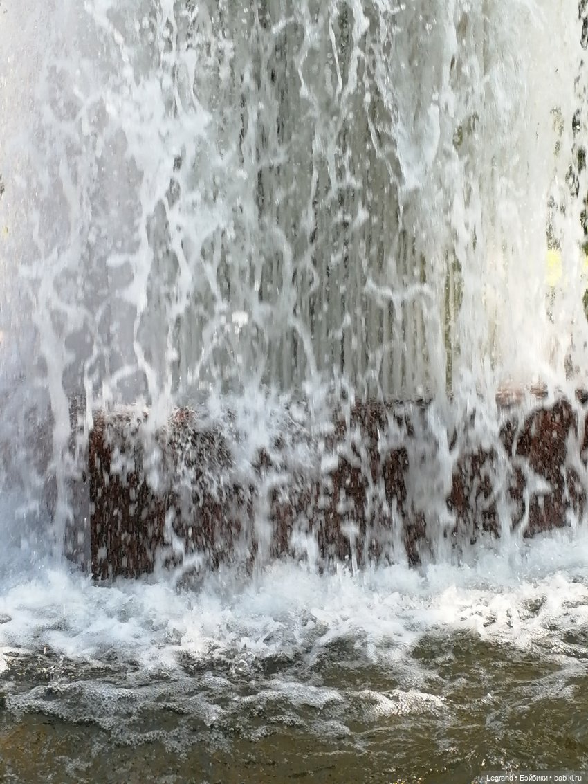 Санкт-Петербург: Берен у фонтана возле музея "Мир воды"