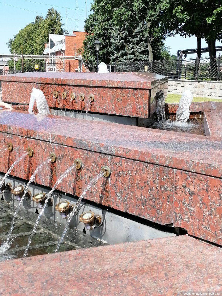 Санкт-Петербург: Берен и фламинго у фонтана и на набережной Невы