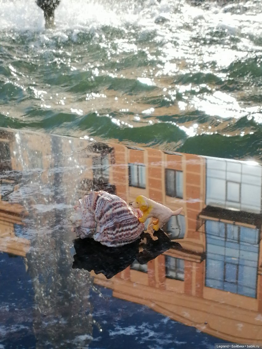 Лурения - Петербург: питомцы у фонтана (фото 10)