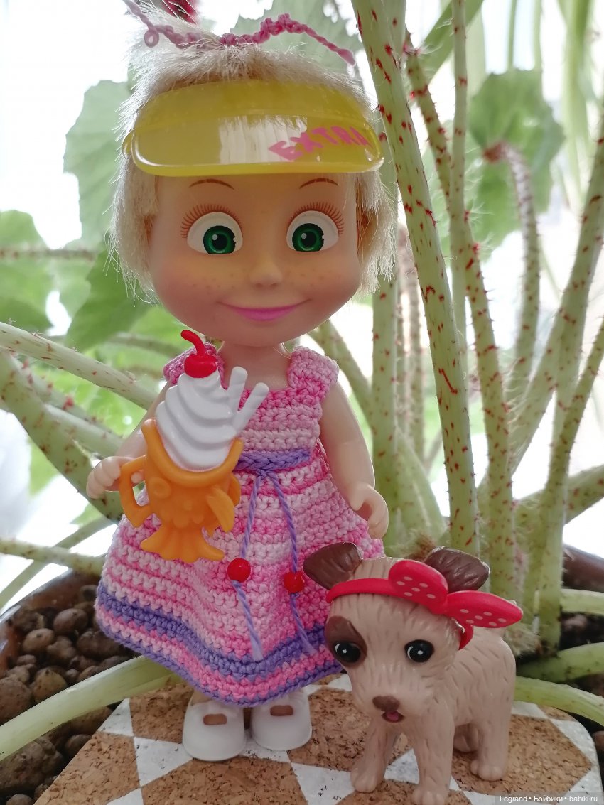 Лурения: Жу-Жу в саду — Куклы Маша и Медведь (Simba): Маша в кармашке (фото 3)