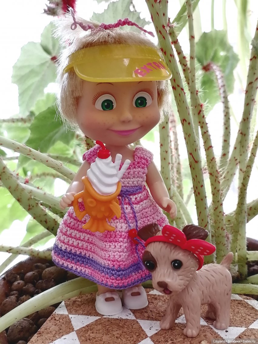 Лурения: Жу-Жу в саду — Куклы Маша и Медведь (Simba): Маша в кармашке