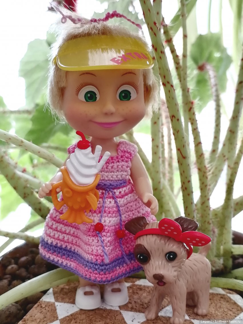 Лурения: Жу-Жу в саду — Куклы Маша и Медведь (Simba): Маша в кармашке