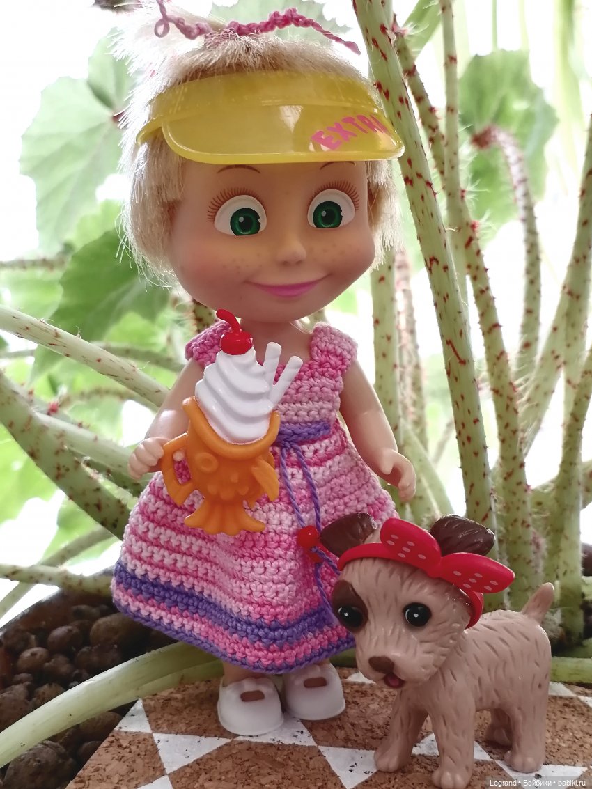 Лурения: Жу-Жу в саду — Куклы Маша и Медведь (Simba): Маша в кармашке