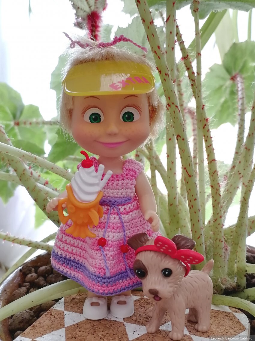 Лурения: Жу-Жу в саду — Куклы Маша и Медведь (Simba): Маша в кармашке (фото 5)