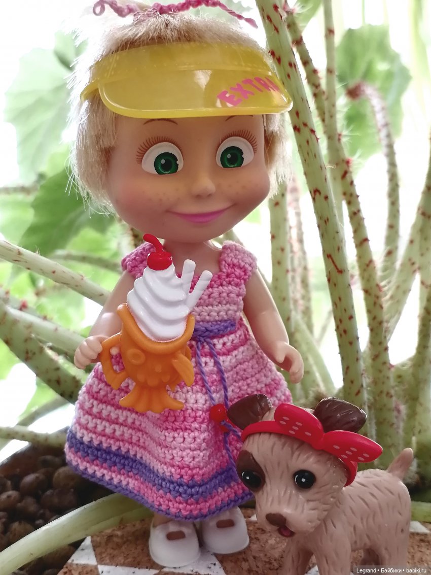 Лурения: Жу-Жу в саду — Куклы Маша и Медведь (Simba): Маша в кармашке