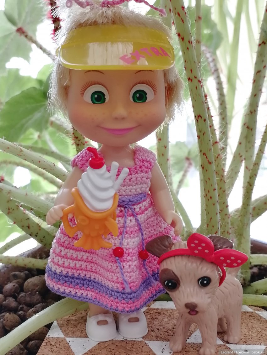 Лурения: Жу-Жу в саду — Куклы Маша и Медведь (Simba): Маша в кармашке