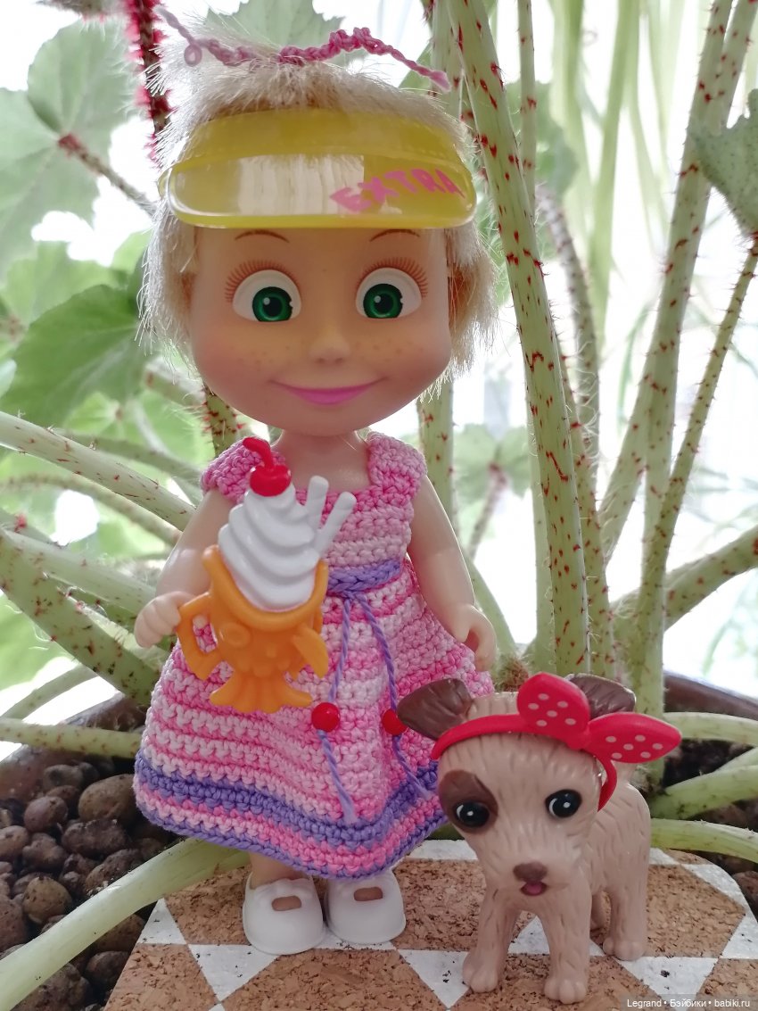 Лурения: Жу-Жу в саду — Куклы Маша и Медведь (Simba): Маша в кармашке