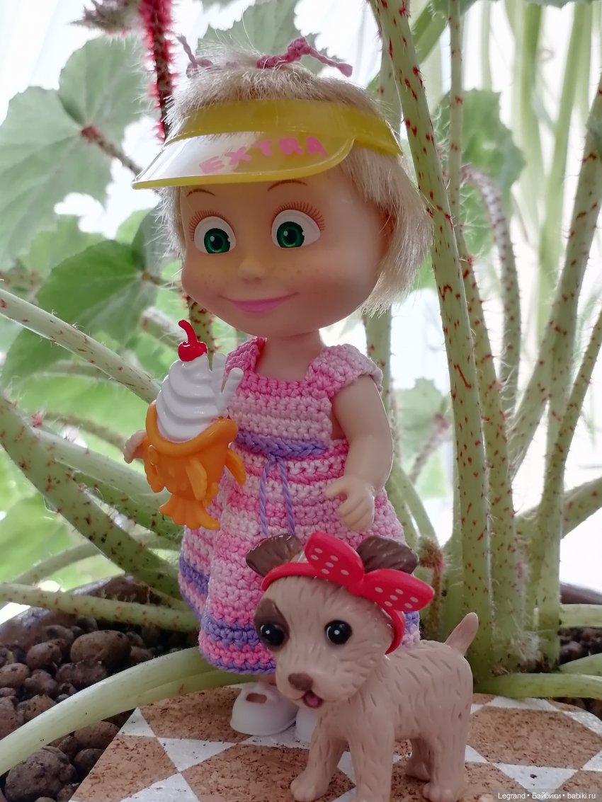 Лурения: Жу-Жу в саду — Куклы Маша и Медведь (Simba): Маша в кармашке