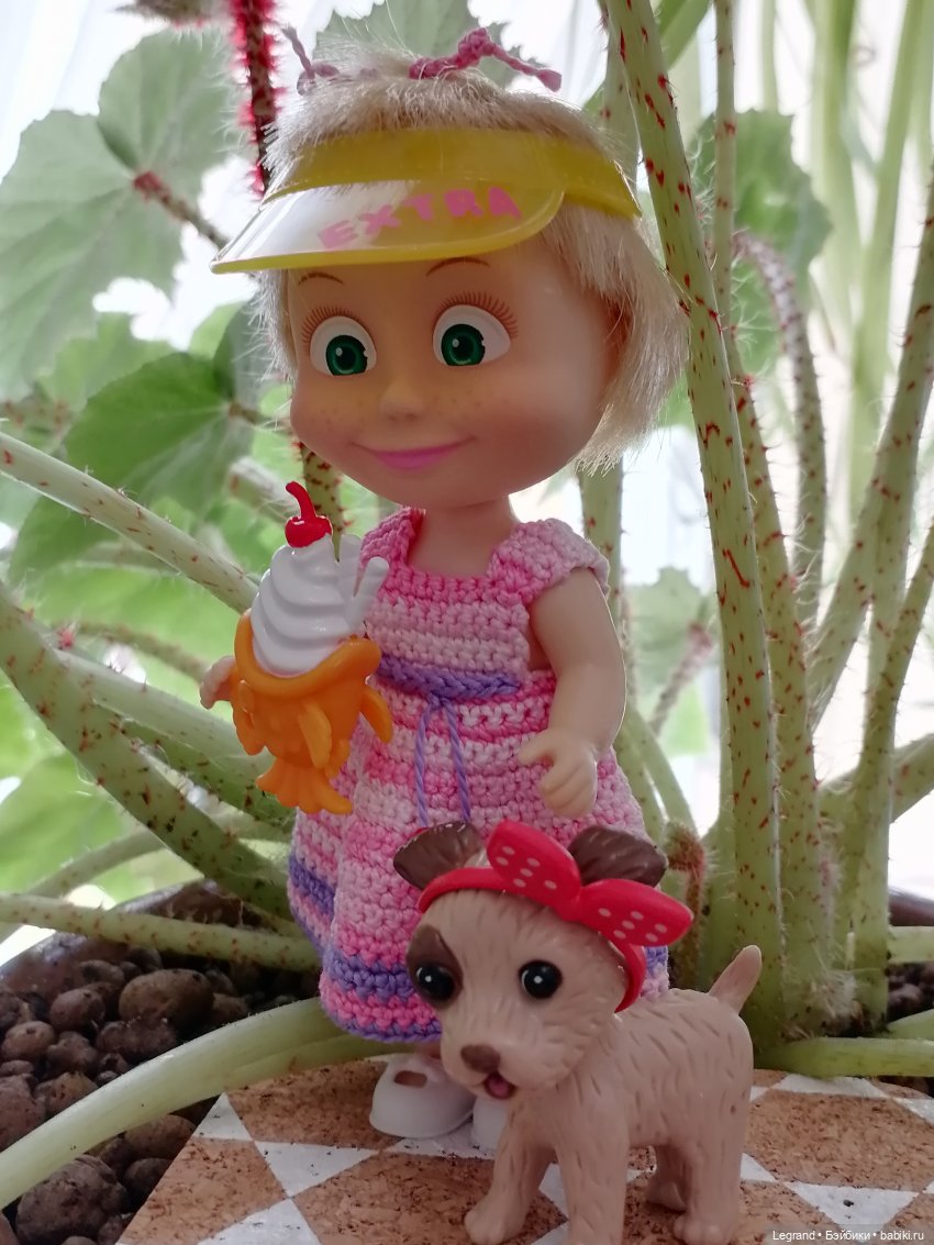 Лурения: Жу-Жу в саду — Куклы Маша и Медведь (Simba): Маша в кармашке