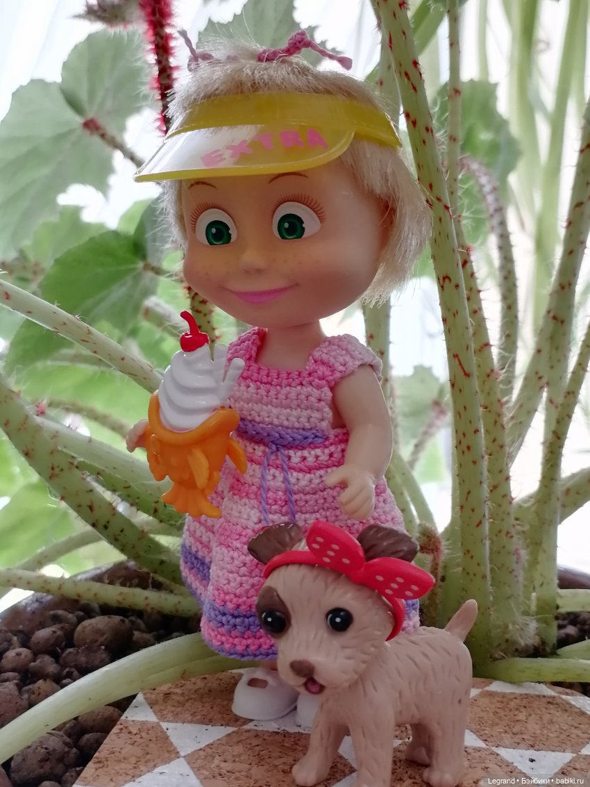 Лурения: Жу-Жу в саду — Куклы Маша и Медведь (Simba): Маша в кармашке