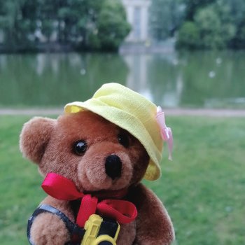 Санкт-Петербург: Мишель в Таврическом саду - пруд