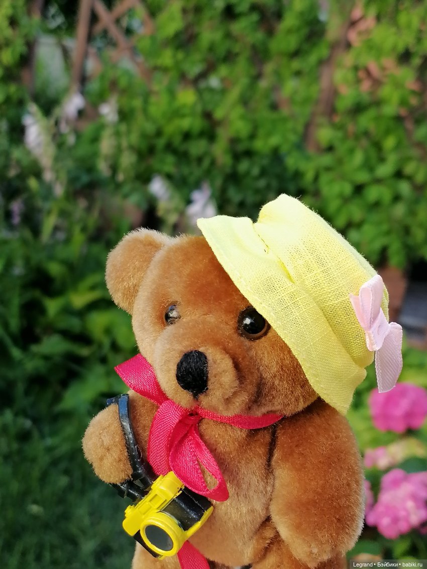 Из жизни моих мишек: Мишель во внутреннем дворе особняка И.К. Мясникова