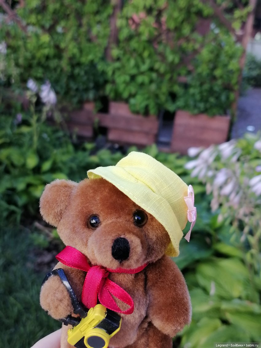 Из жизни моих мишек: Мишель во внутреннем дворе особняка И.К. Мясникова