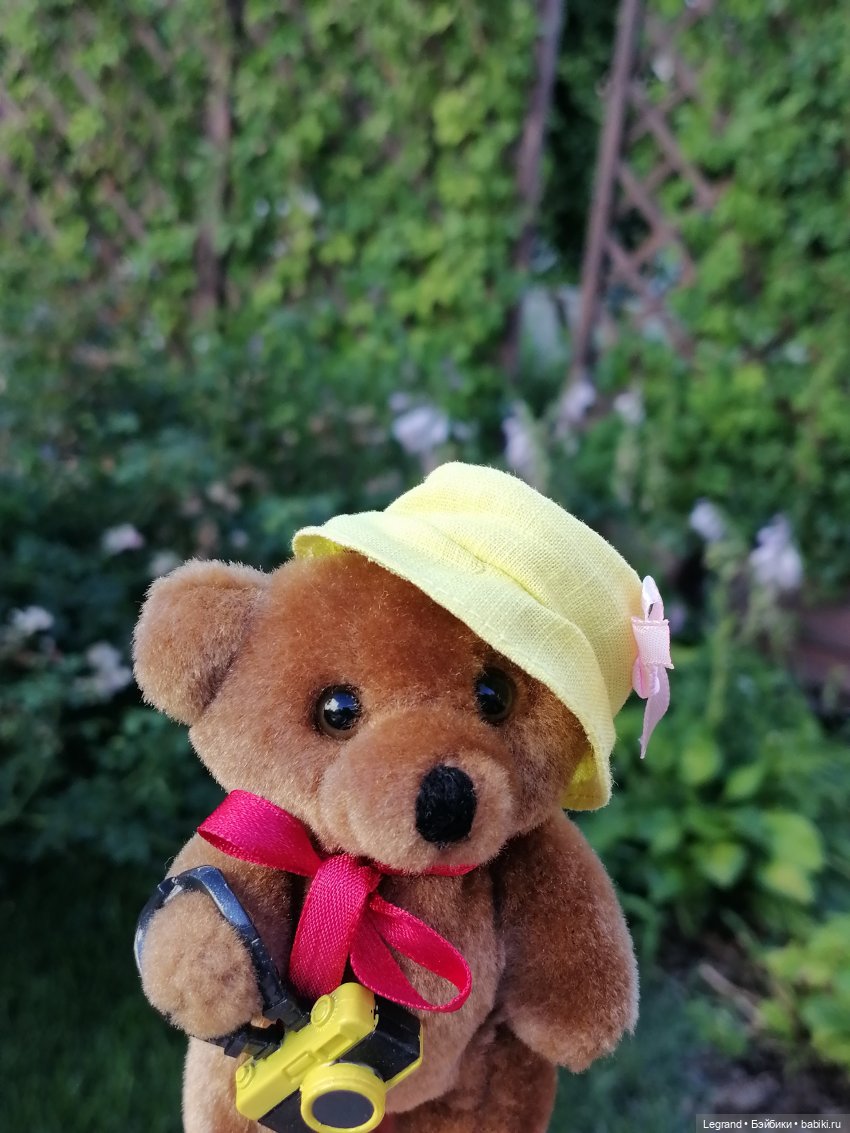 Из жизни моих мишек: Мишель во внутреннем дворе особняка И.К. Мясникова