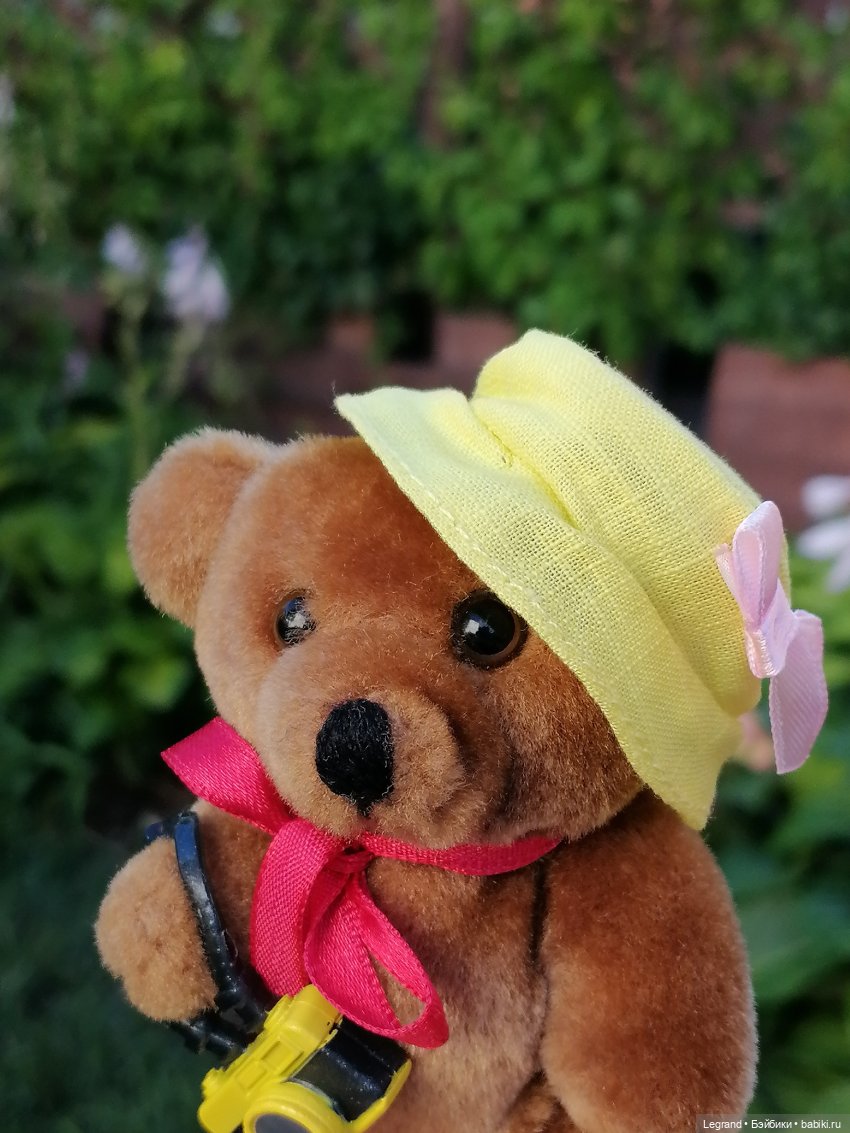 Из жизни моих мишек: Мишель во внутреннем дворе особняка И.К. Мясникова