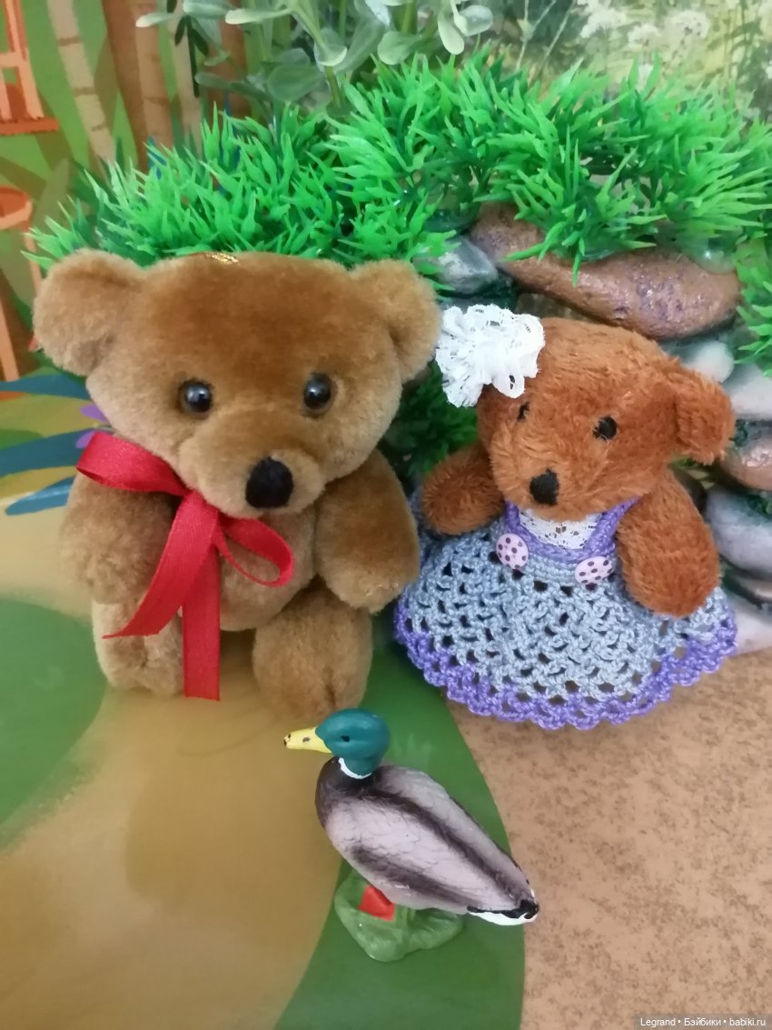 Из жизни моих мишек: тыква, зелень, медвежата🤗