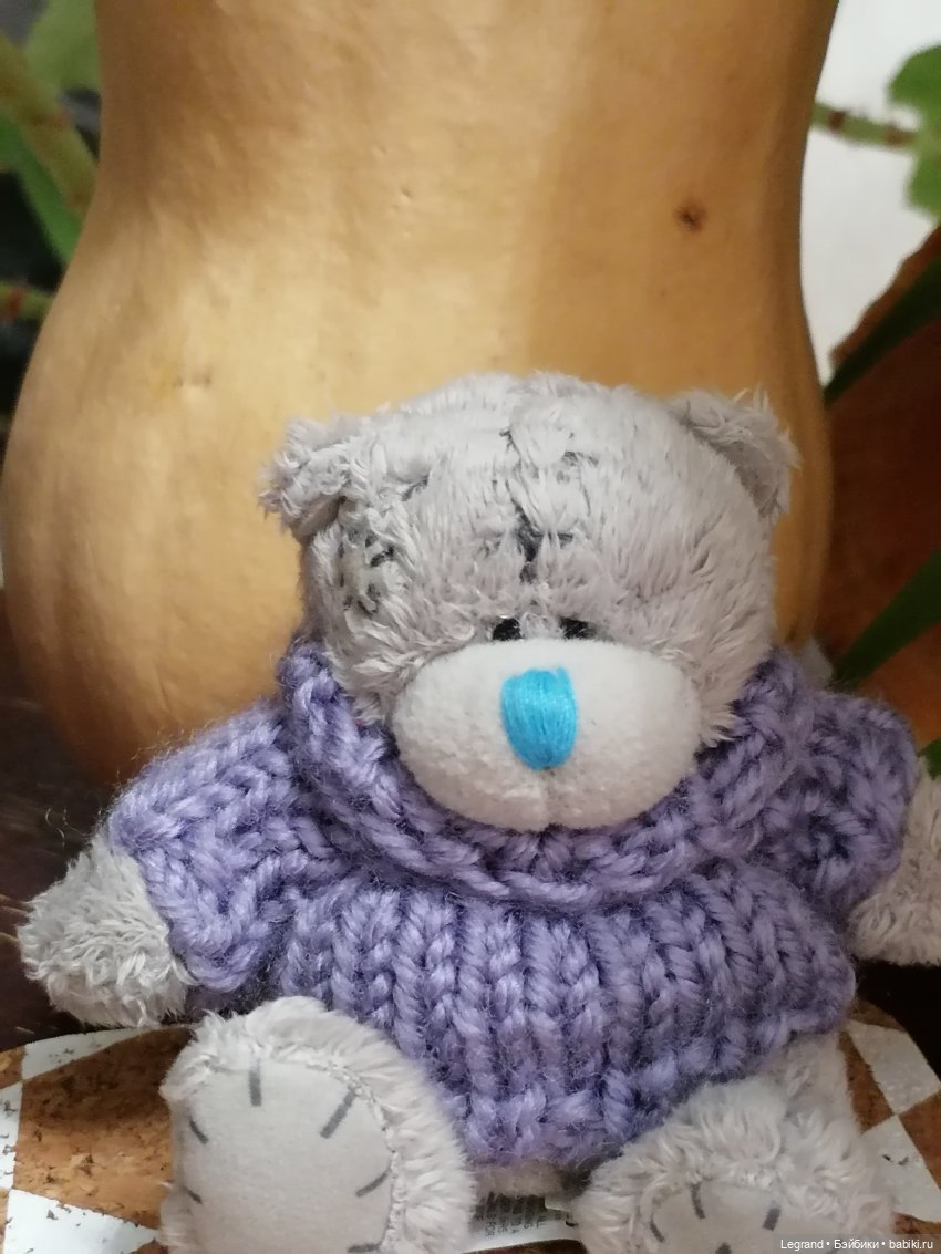 Из жизни моих мишек: тыква, зелень, медвежата🤗