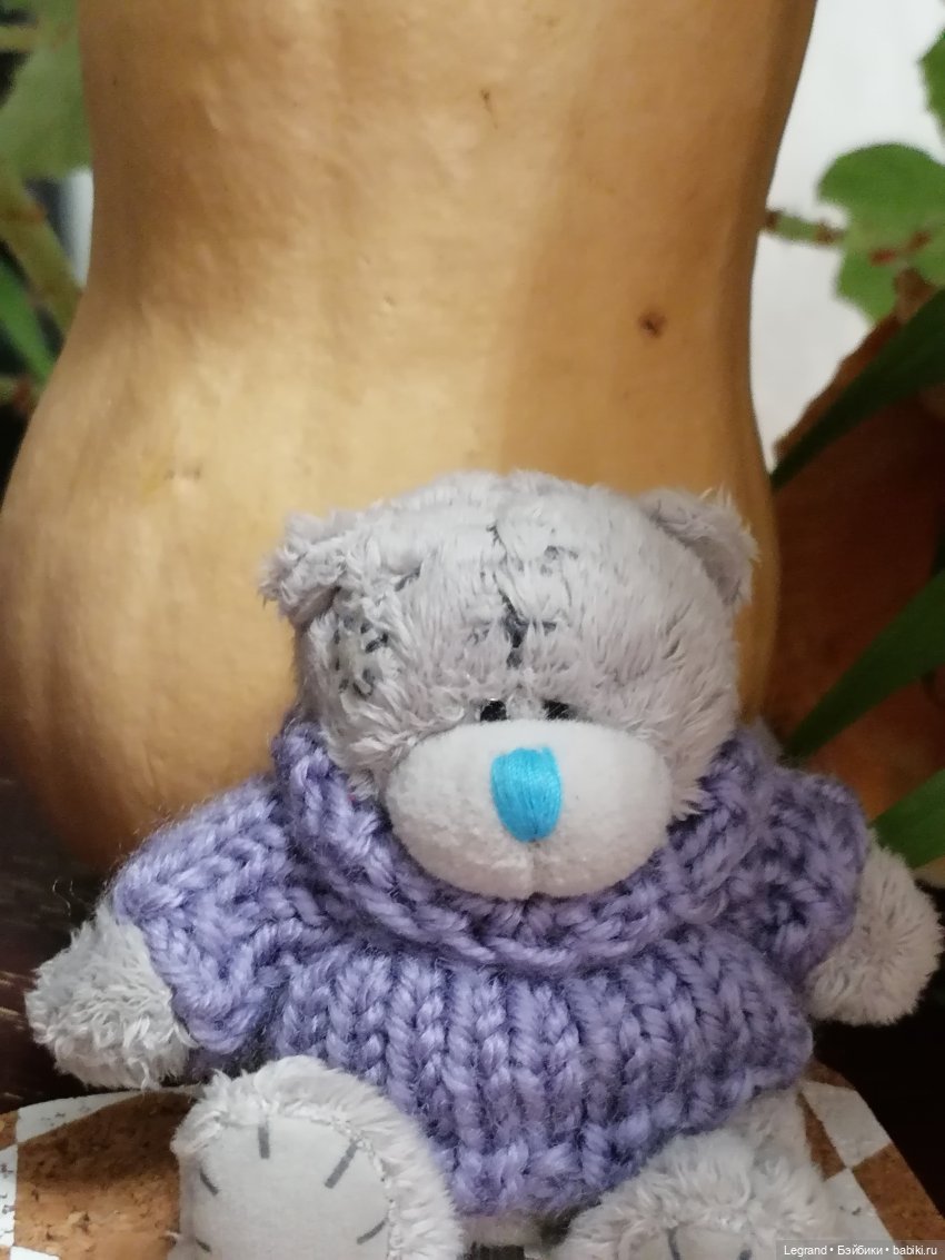 Из жизни моих мишек: тыква, зелень, медвежата🤗