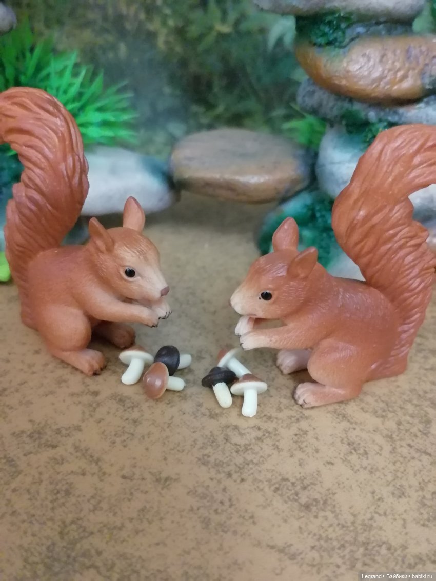 Лурения: новые белочки — Коллекционные фигурки (разное): животные