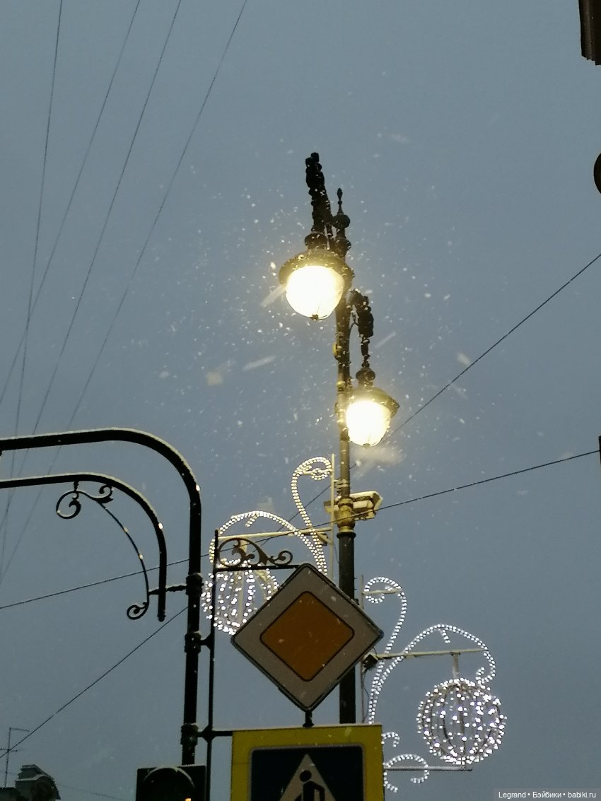 Заснеженный Санкт-Петербург: прогулка с винтажной белкой