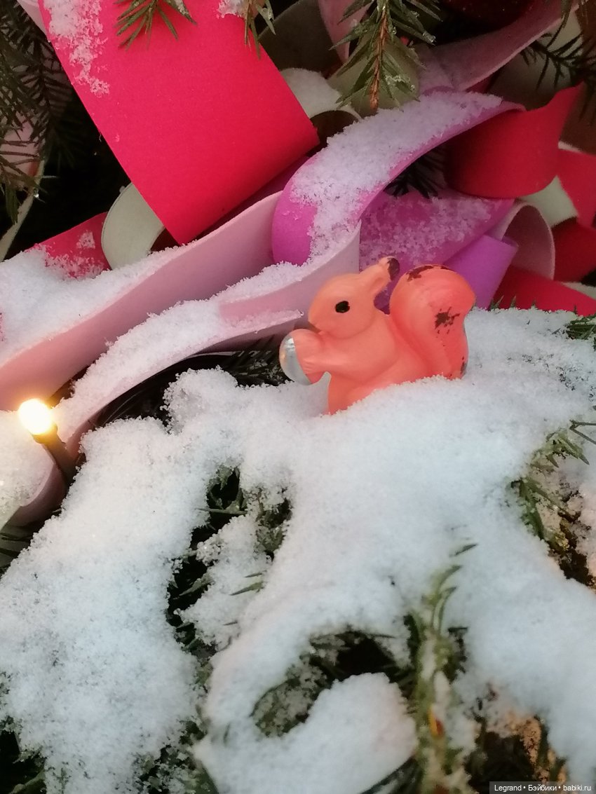 Заснеженный Санкт-Петербург: прогулка с винтажной белкой