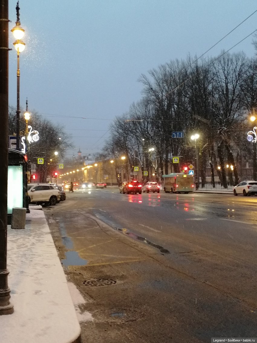 Заснеженный Санкт-Петербург: прогулка с винтажной белкой