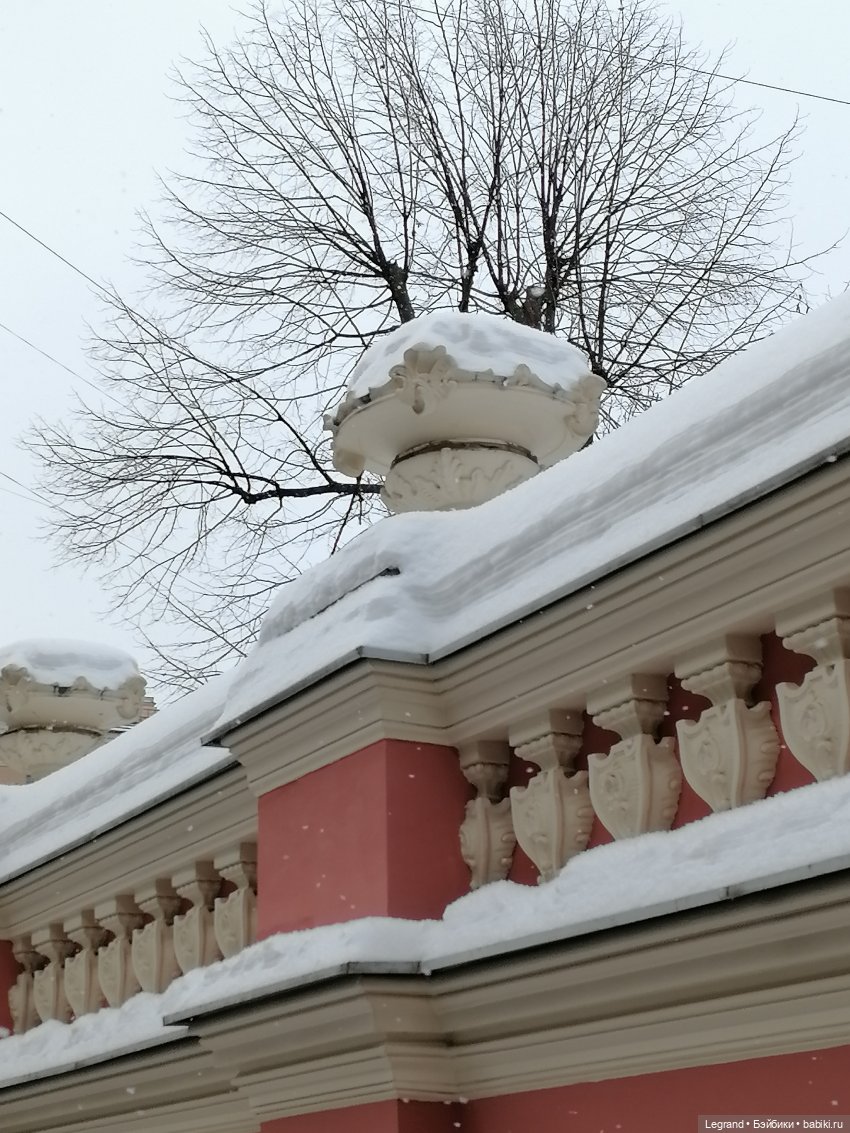 Зимний Санкт-Петербург: медвежонок Барыш на прогулке