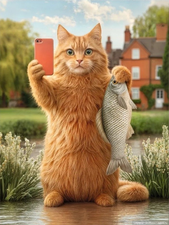 Где-то не здесь, в Городе котов и кошек...🤗