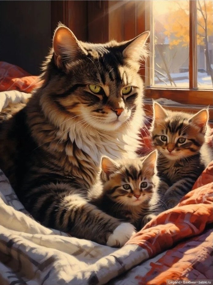 Где-то не здесь, в Городе котов и кошек...🤗