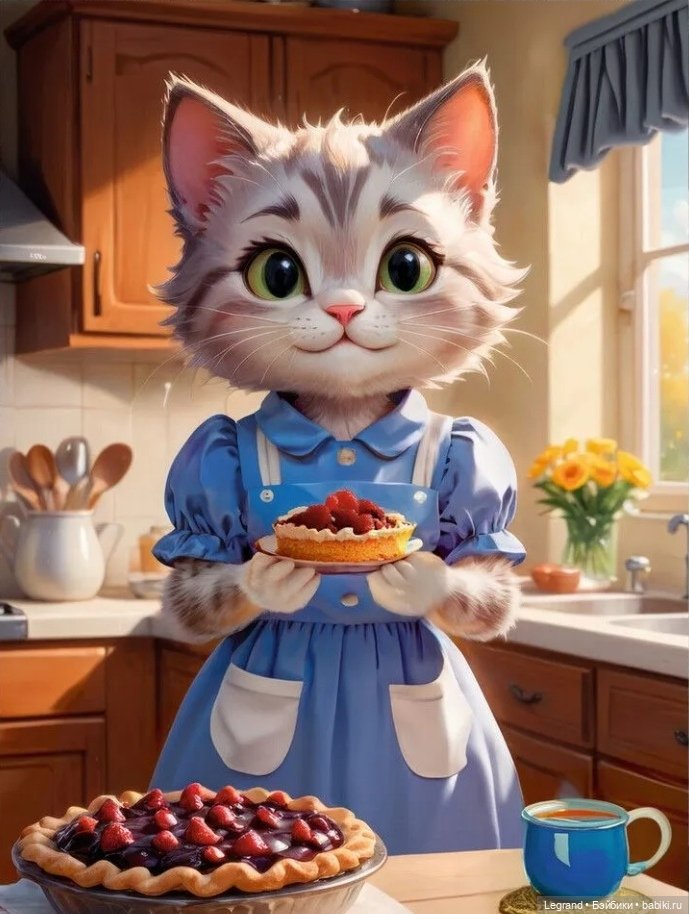 Где-то не здесь, в Городе котов и кошек...🤗