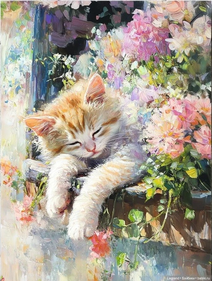 Где-то не здесь, в Городе котов и кошек...🤗