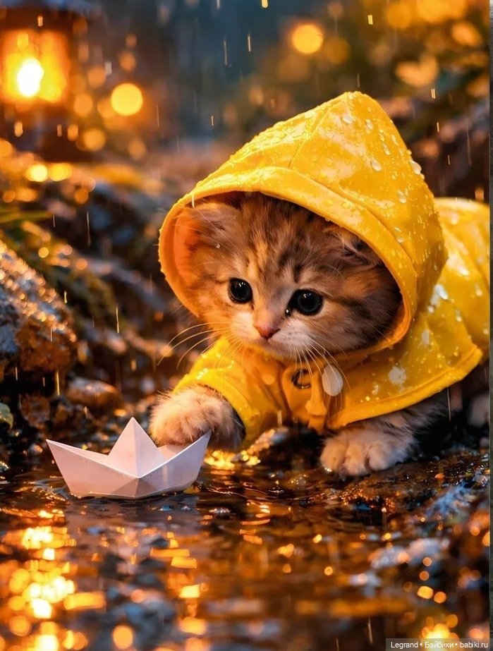 Где-то не здесь, в Городе котов и кошек...🤗