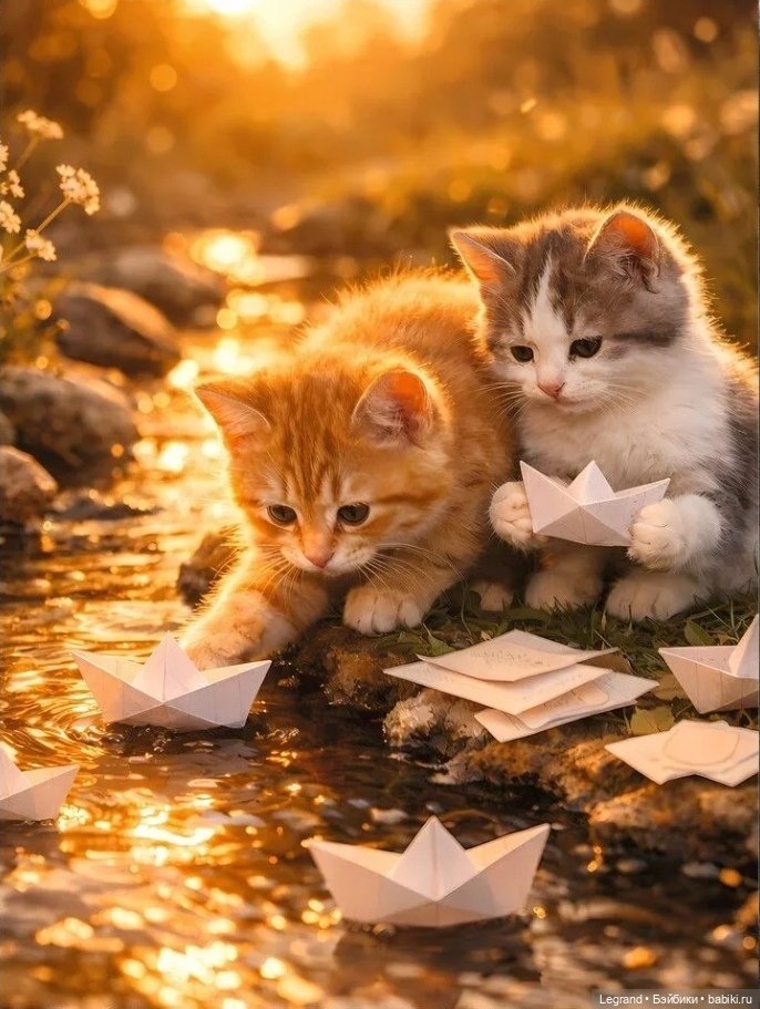 Где-то не здесь, в Городе котов и кошек...🤗