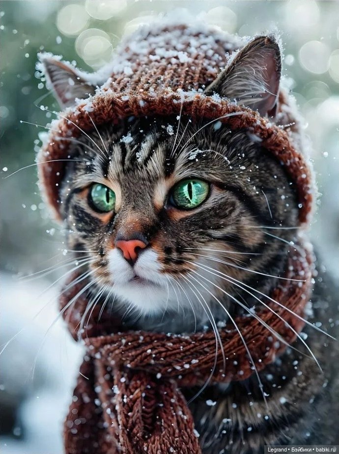 Где-то не здесь, в Городе котов и кошек...🤗