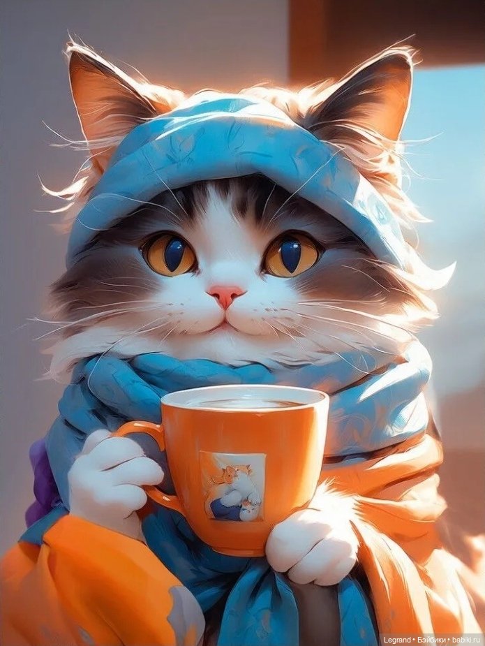 Где-то не здесь, в Городе котов и кошек...🤗