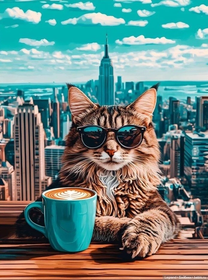 Где-то не здесь, в Городе котов и кошек...🤗