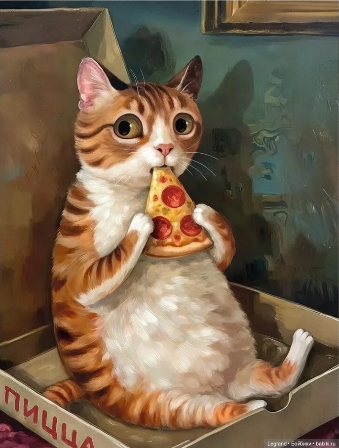 Где-то не здесь, в Городе котов и кошек...🤗