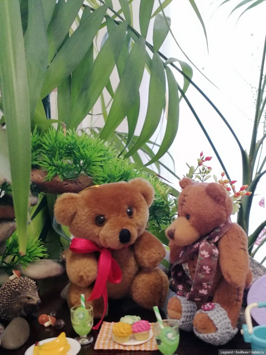 Из жизни моих мишек: Мишель, Стефан и ёжик Санни