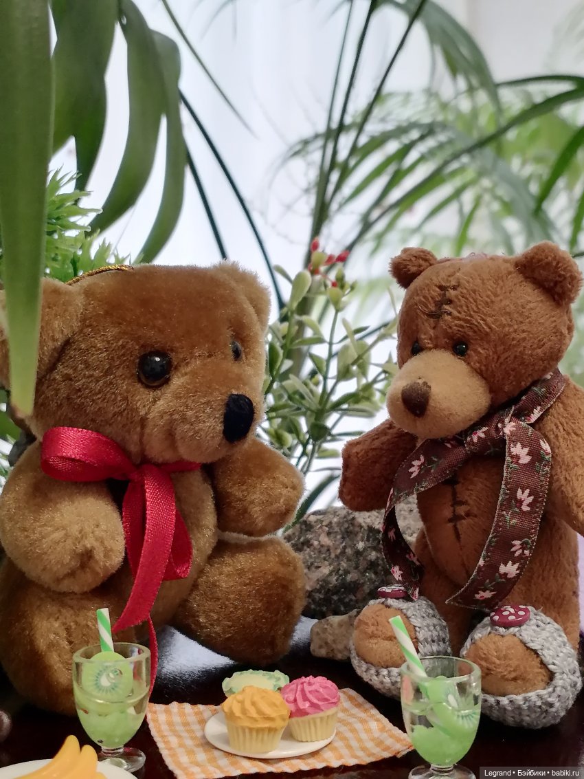 Из жизни моих мишек: Мишель, Стефан и ёжик Санни