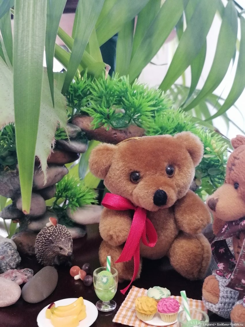 Из жизни моих мишек: Мишель, Стефан и ёжик Санни