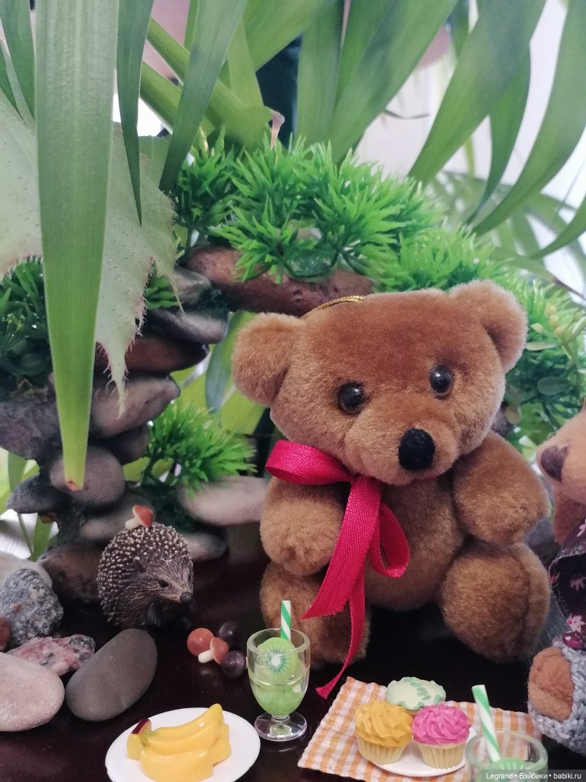 Из жизни моих мишек: Мишель, Стефан и ёжик Санни