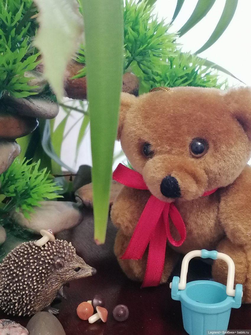 Из жизни моих мишек: Мишель, Стефан и ёжик Санни