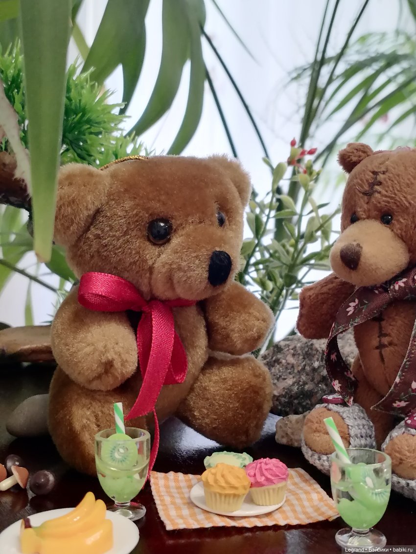 Из жизни моих мишек: Мишель, Стефан и ёжик Санни