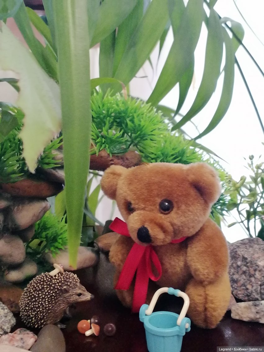 Из жизни моих мишек: Мишель, Стефан и ёжик Санни